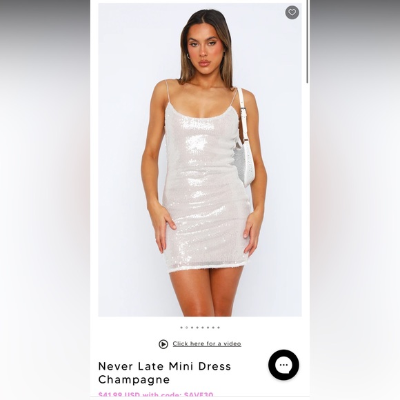 need a miracle glitter mini dress champagne fitted lace wedding dress Need A Miracle Long Sleeve Glitter Mini Dress  Champagne